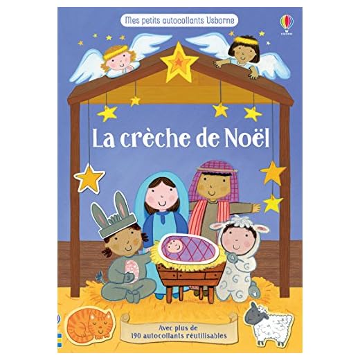 La crèche de Noël - Mes petits autocollants Usborne