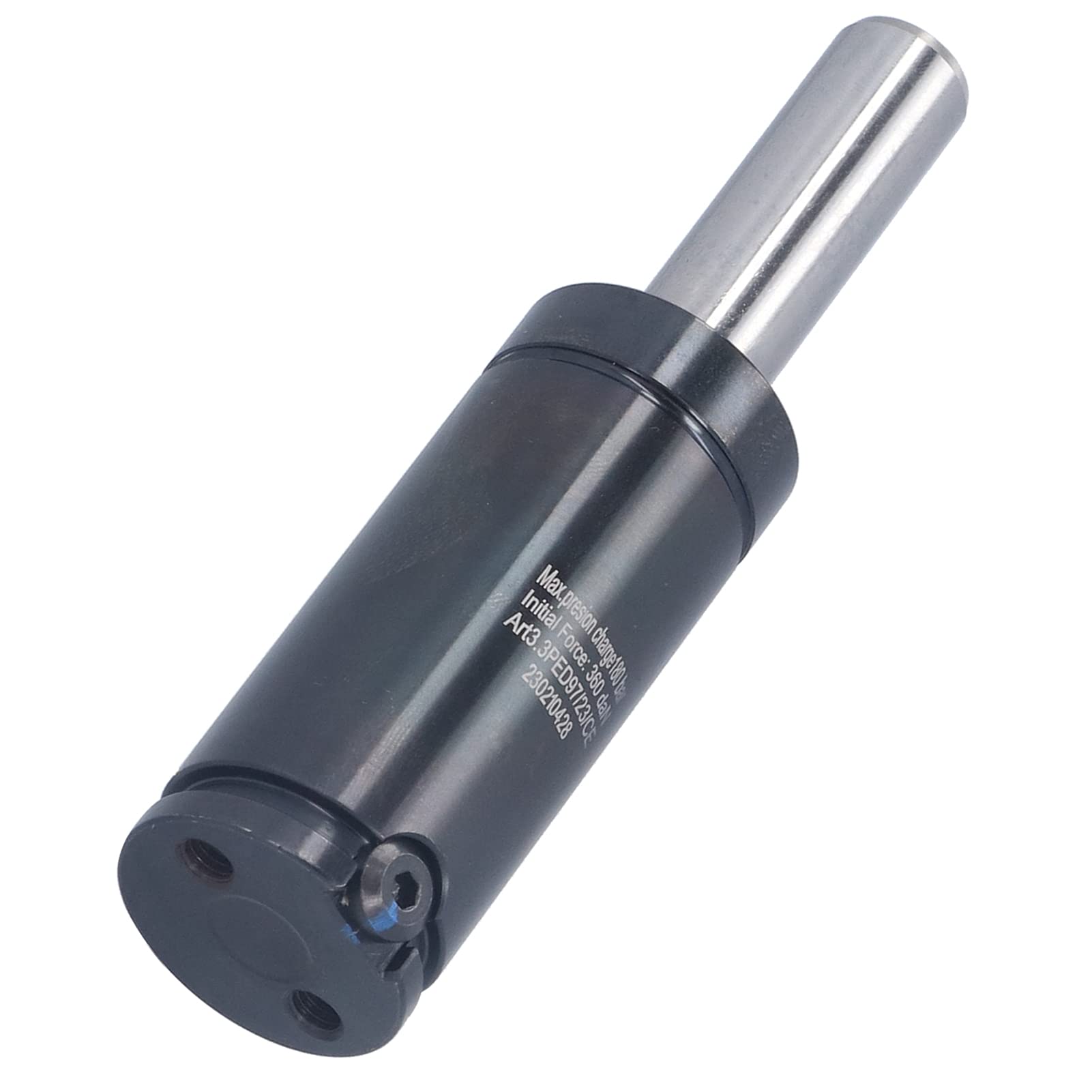 Fyearfly Cilindro de aleación de resorte de gas nitrógeno de 31,9 mm x 16 mm, pieza de estampado industrial microcomprimido con agujero de tornillo M6 fuerza 3600N, incluye caja de almacenamiento