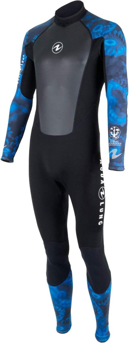 AQUALUNG HydroFlex 3mm Men's Jumpsuit, Camouflage Blue