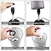 Lifeholder Table Lamps, Gray Nightstand Lamp Built in Dual USB Charging Port & A Power Outlet, Cylinder Desk Lamps Perfect for Bedroom, Living Room or Office(2 Packs)