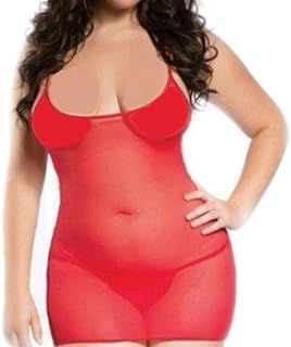 Qian Commercial Transparent Red Lingerie Sexy Baby Doll Lingerie Short Playsuit Multi Sexy Cod44