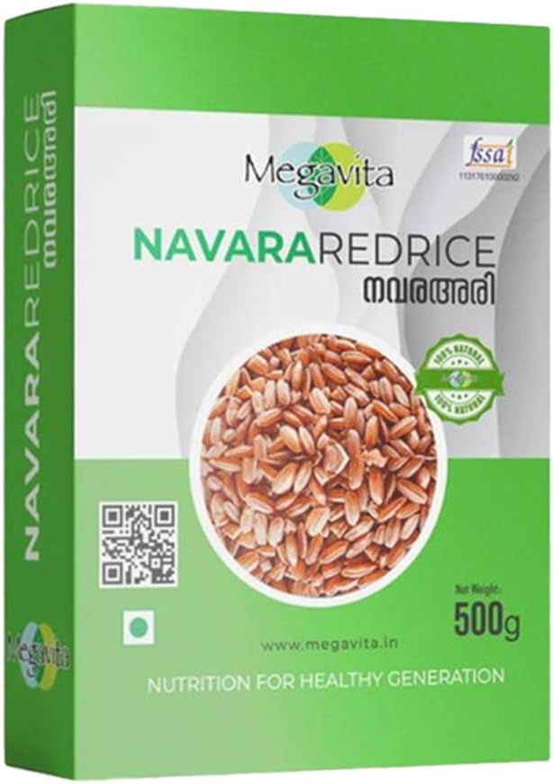 MEGAVITA Navara Red Rice, A Nutrient-Rich Food, 500g