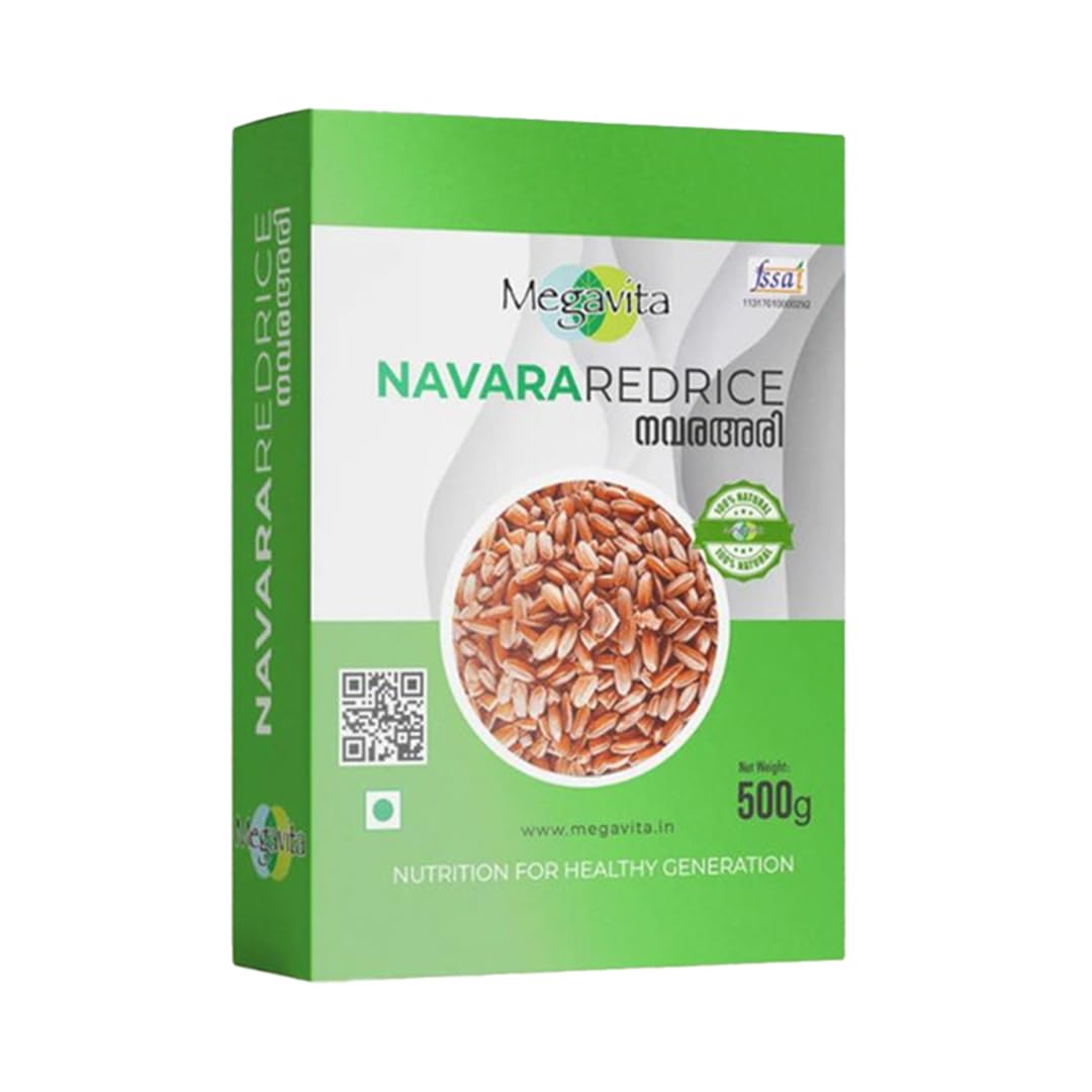 MEGAVITA Navara Red Rice, A Nutrient-Rich Food, 500g
