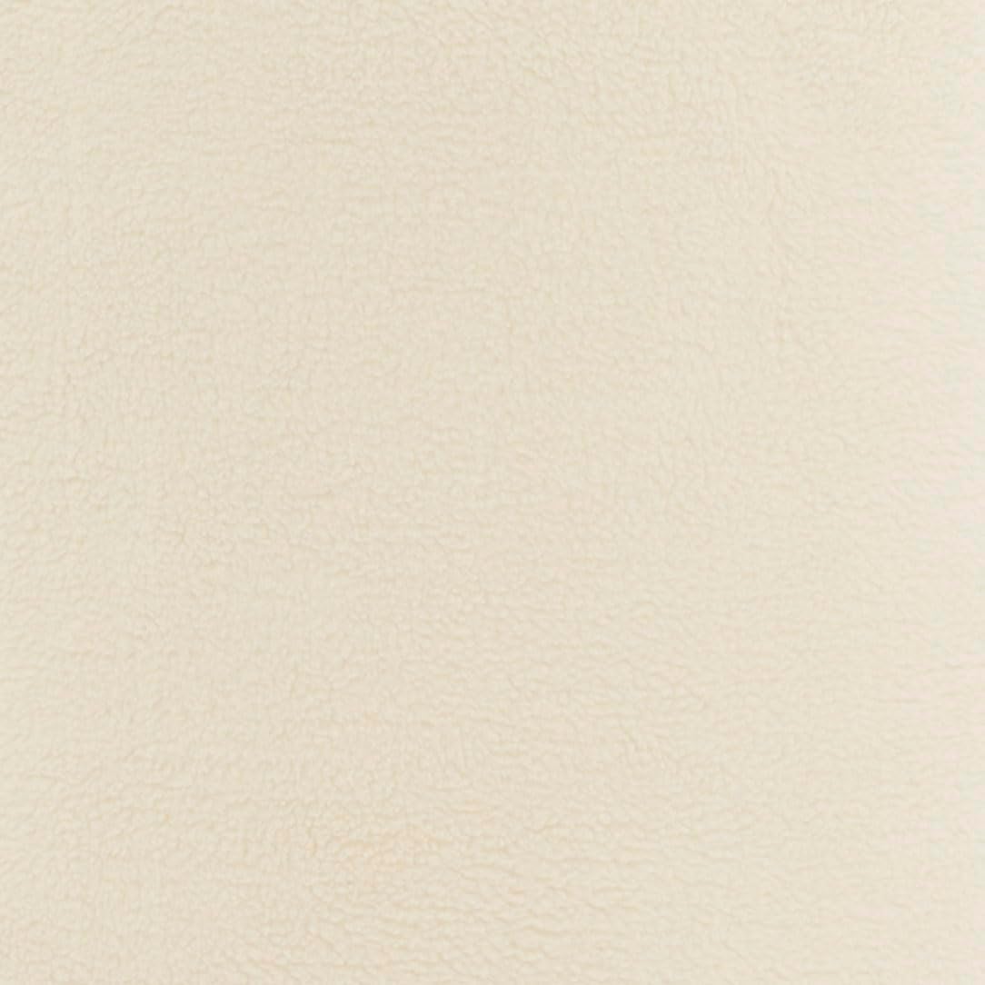 SAFAVIEH Couture Collection Vivie Ivory Faux Shearling Ottoman (Fully Assembled)