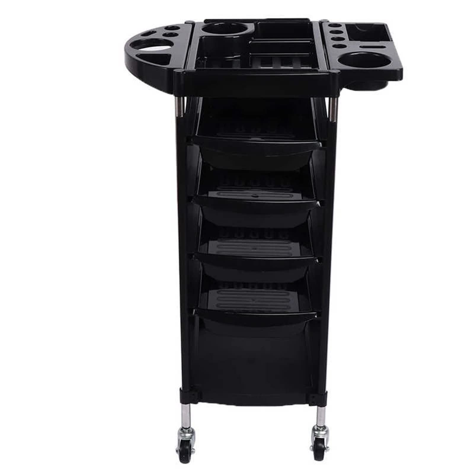 Carrello per saloni a 6 ripiani, carrello multiuso per saloni/carrello per estetista su ruote girevoli, carrello portaoggetti per parrucchieri, carrello per attrezzi multiuso, vassoio per tatuaggi,