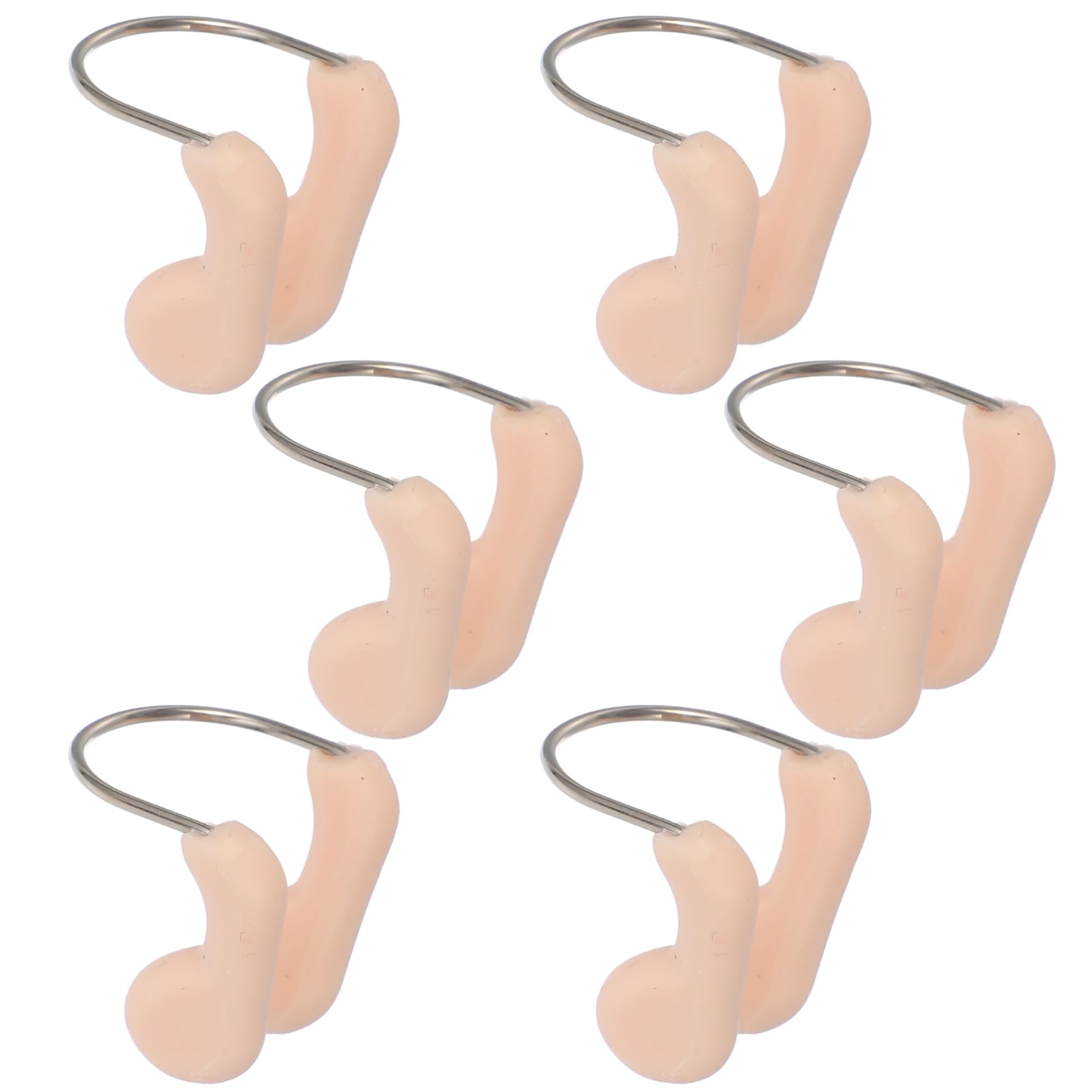 Toddmomy Clip Nasale per Nuoto Protezione per Adulti Sport Immersioni per Piscine Clip Nasali Clip per Nuoto Snorkeling Nuotatore Subacqueo Beige