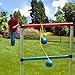 Crown Sporting Goods Ladder Ball Game Set with Carrying Case & Ground Anchors – Deluxe Indoor/Outdoor Ladder Toss Game, Great for Barbecues, Tailgating, & Backyard Fun