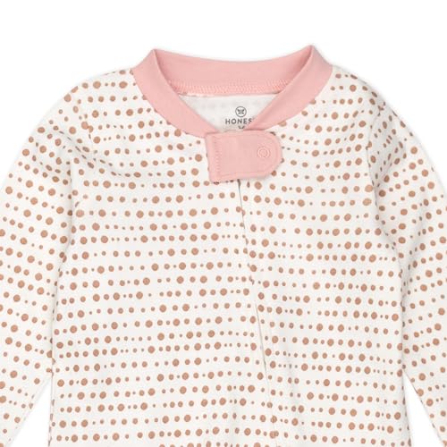 Image of HonestBaby Baby 2-Pack Organic Cotton Footed Pajama Sleep & Play
