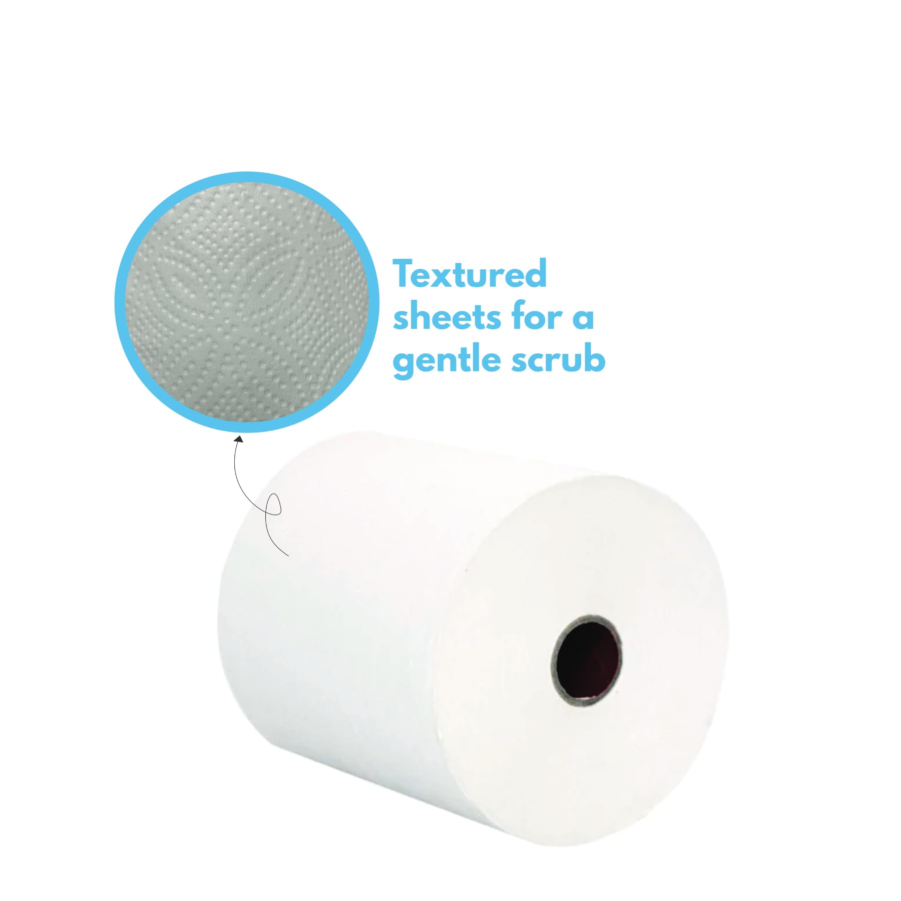 Claret Kitchen Jumbo Towel Tissue Paper Roll Napkin 300 Pulls Each Roll | Soft & Highly Absorbent | 100% Natural | 2 Ply | Pack of 2 Roll | Ideal For Cleaning Kitchen Accesssories Microwave & OTG - Image 10 thumbnail