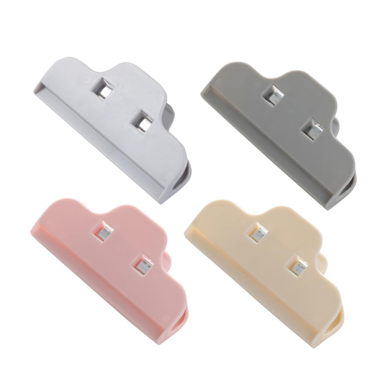 BESTYASH 10 Pack Food Bag Sealing Clips Sealing Clamp for Plastic Bags Easy to Freshness Keeper Reusable for Snacks Nuts Random