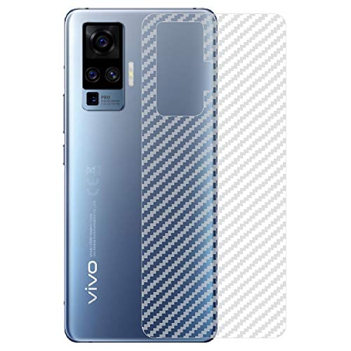 Image of Compatible with Vivo X51 (5G) Back Screen Protective Film Carbon Fiber Skin Transparent Screen Guard Sticker
