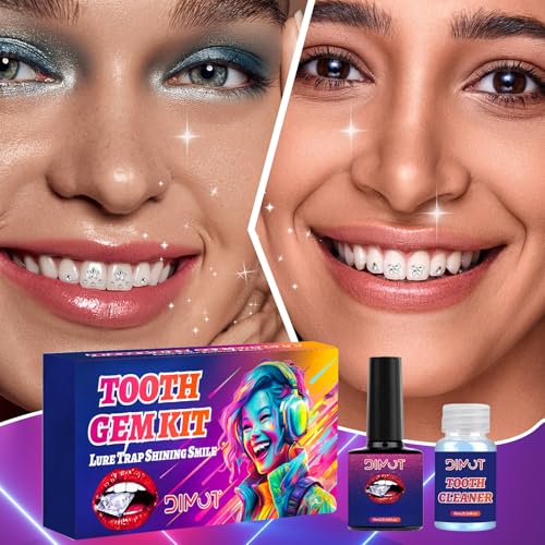 Image of DIY Tooth Gem Kit, Sparkling Crystals, 2025 New Tooth Gem, DIY Crystals Jewelry Teeth, Professional Fashionable Teeth Jewelry Starter Kit (A)