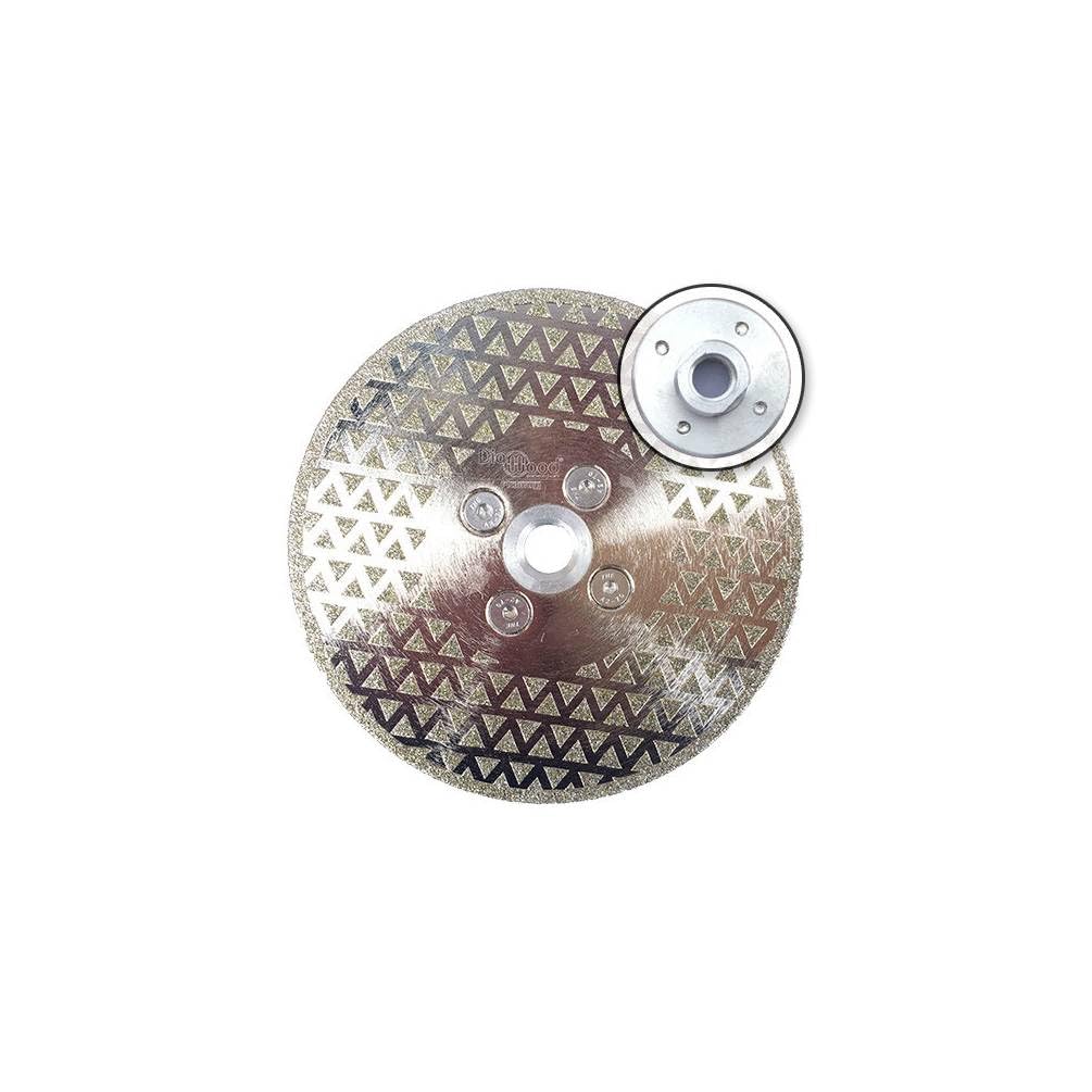 Disco diamantato a tagliare e levigare Pro Dark Knight D. 125 x M14 x ht. 3 mm – marmo, PVC, Tegola – diamwood Platinum
