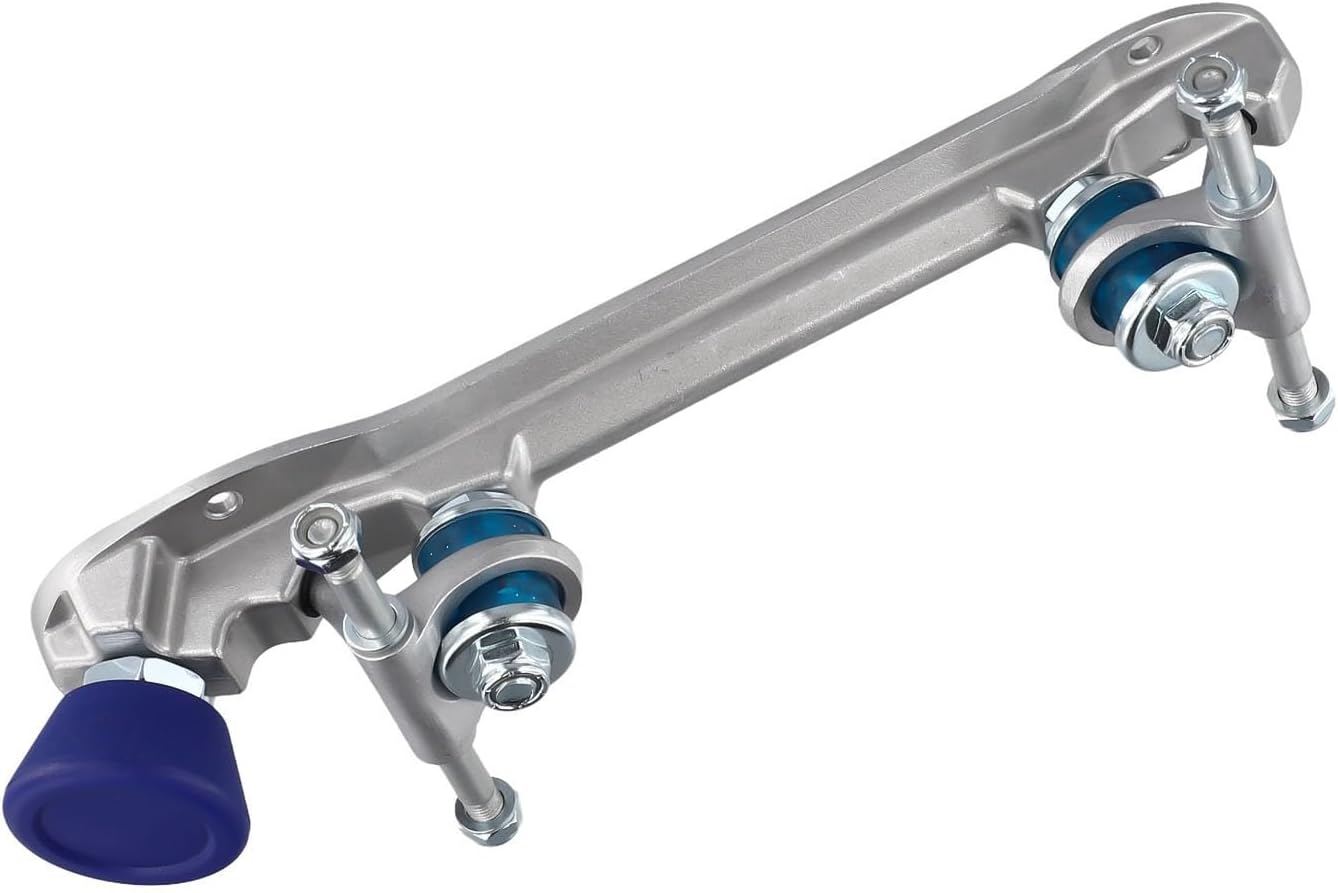 Aluminum Alloy Quad Roller Skate Plates Set, Roller Skating Plate Set, Adjustable-Height-Brake-Wheel-Truck For Indoor Roller Skating(43-45 black)(for size 43-45 blue)