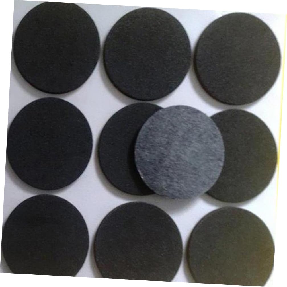 Patins de Protection 12mm en Feutre Noir pour Chaises Ronds 200 Pièces