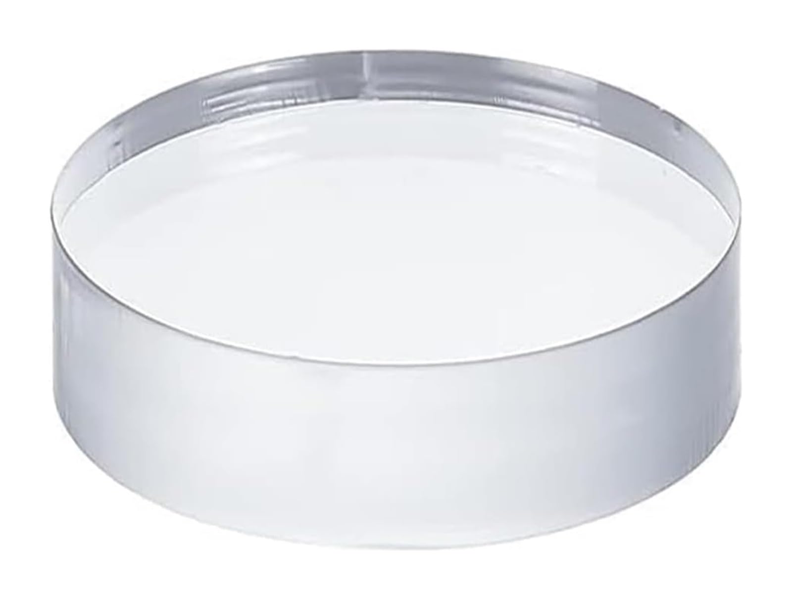 LQZAXSRDR Clear Acrylic Display Block, Acrylic Cylinder Display Block Clear Diameter 12cm Heights 2-10cm(Height 4cm)