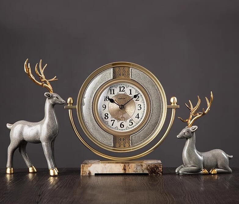 Reloj de mesa para escritorio de oficina y estante de lectura