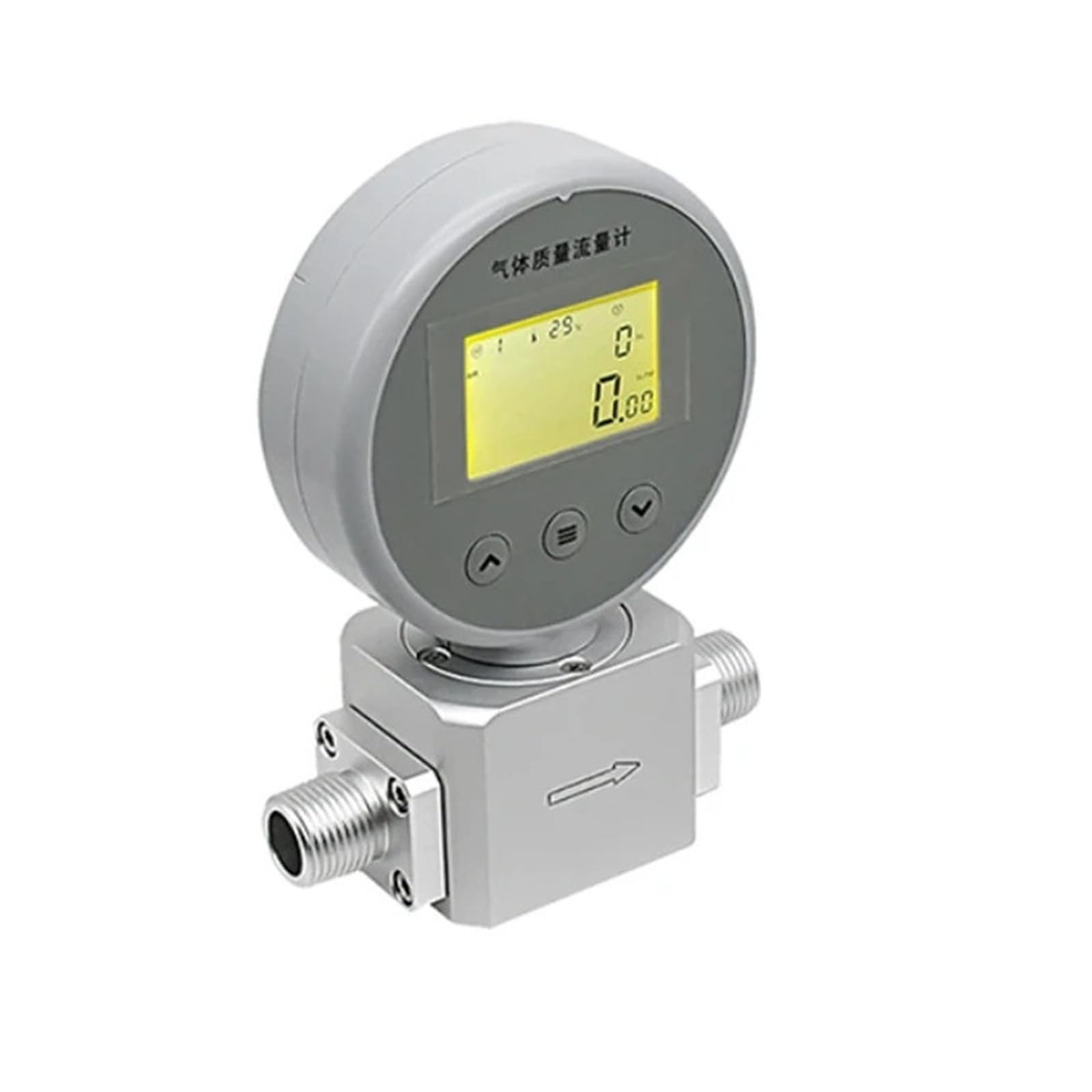 AMS2106 Digital Air Flow Meter 0~300L/min Air Mass Flow Sensor Battery Power