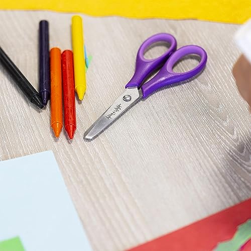 Ashton and Wright - Kinderschere, weich, 12 cm (Purple x 1)