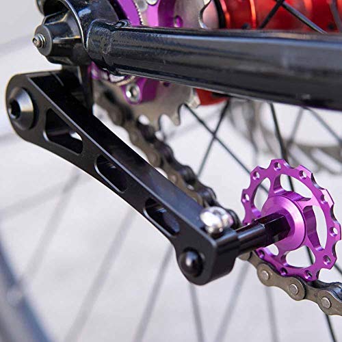 Aluprey Chain TensionerAluminum Alloy Singlespeed Bike Chain Stabilizer Speed Adjuster Accessory For Bike Sprocket Freewheel Gear Rear Chain Guide. - Image 2