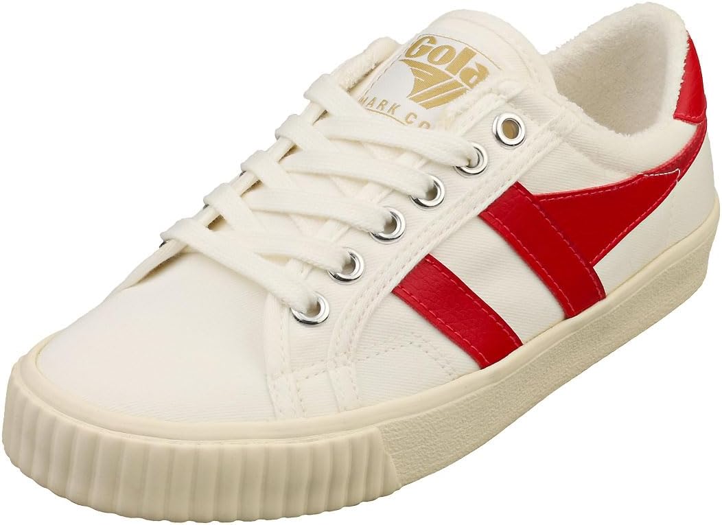 Gola Women's Tennis Mark Cox Off-White/Raspberry 6 Medium