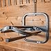 EASY-UP Pro Series Hook Over Saddle Rack with Pad Bar | Heavy-Duty & Versatile | Durable Construction | Unlimited Hanging Options | Easy Setup & Storage | 7-Year Warranty