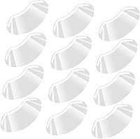 Vista 1 de GALPADA 50 protectores de ojos para corte de pelo, viseras de plástico transparente para uso en peluquerías, maquillaje y corte de cabello, diseño