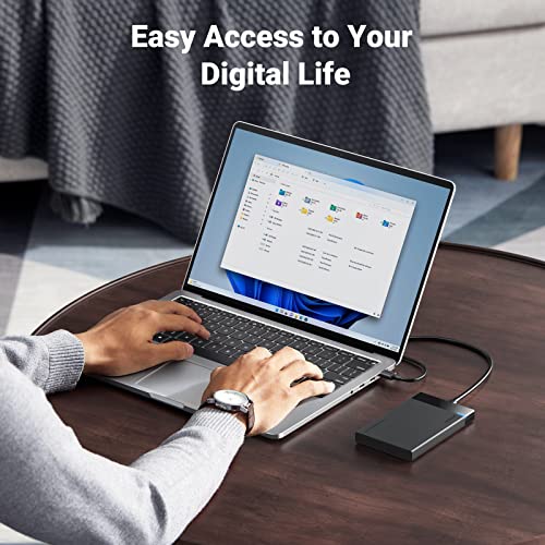 UGREEN 2.5" USB C to SATA III Hard Drive Enclosure 6Gbps Support UASP & Trim, External Adapter Compatible with WD Seagate Toshiba Hitachi PS4 Xbox... - Image 4