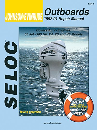 Manuel réparation Johnson Evinrude v4 v6 v8 guide mécanique hors-bord Sierra Seloc 18-01311