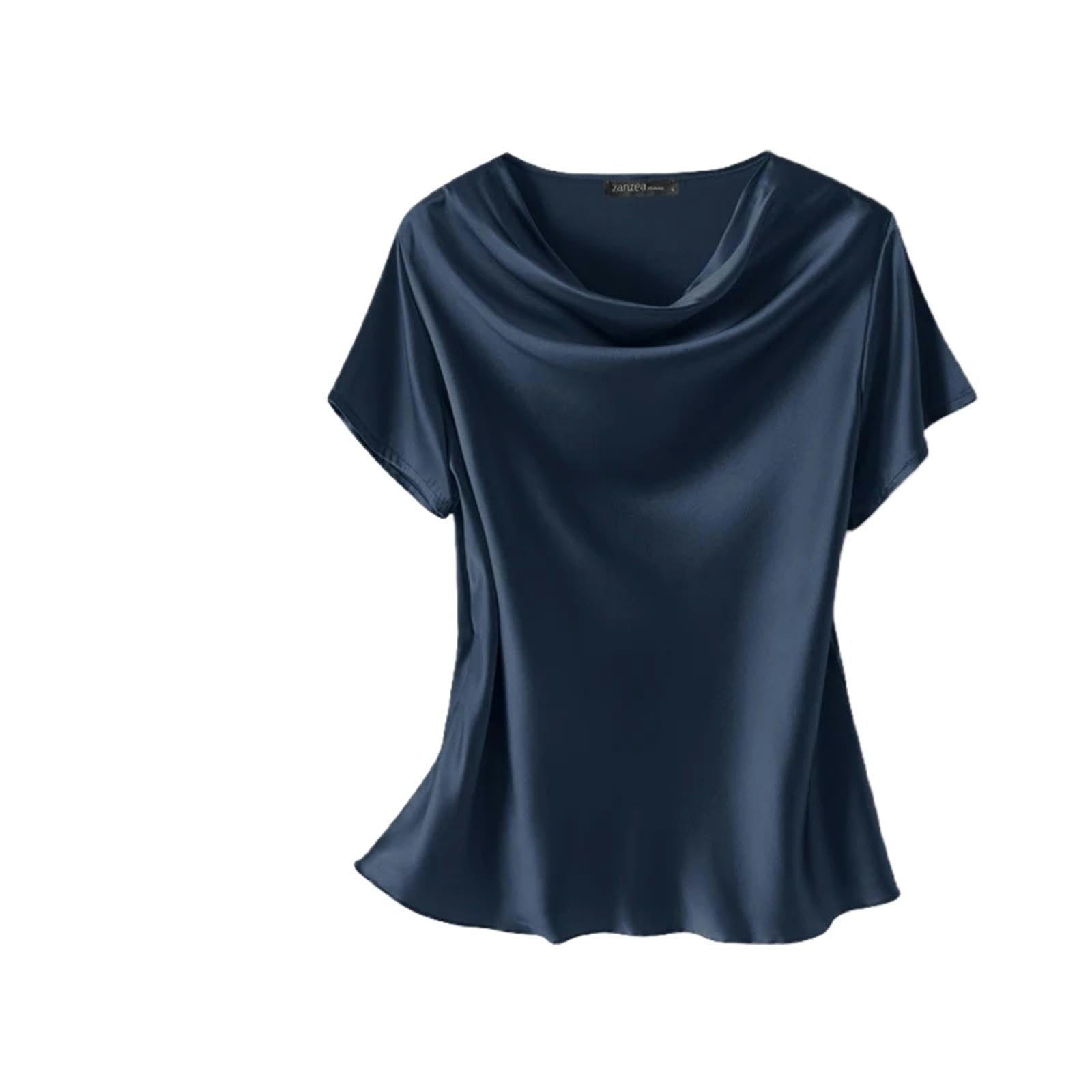 Camicia Camicetta Estiva da Donna A Manica Corta Camicia Femmina di Lavoro Casual Tunic Tops Sciolto