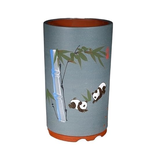 ADERFETBI Plant Pots Indoor Purple Clay Flowerpot Large Size Suitable For Plants Such As Fortune Tree Calibre Ceramic Pots(B)