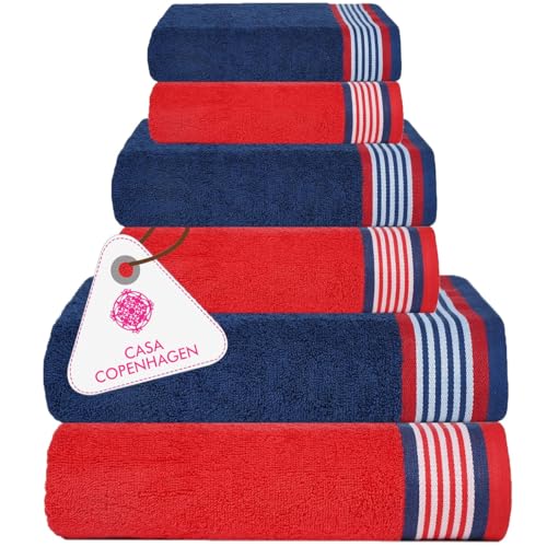 CASA COPENHAGEN Egyptian Cotton Towel Gift Set (6PC)