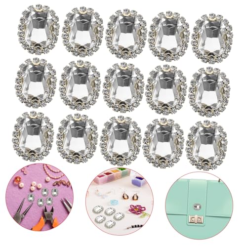 Rhinestones para coser brillantes decorativos de alta luminosidad para ropa y costura DIY 8
