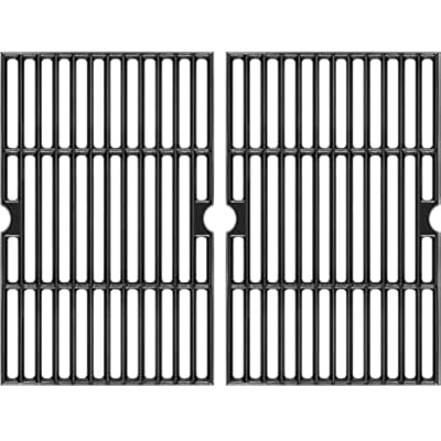 GGC Grill Grates for Dyna-Glo DGF350CSP DGF350CSP-D, Cast Iron Grill Replacement Parts for Dyna-Glo DGF350SNP DGF350SNP-D DG1-70-01-634-R 101-03011, 2PCS Cooking Grid Grates for Blue Rhino GBC1932L