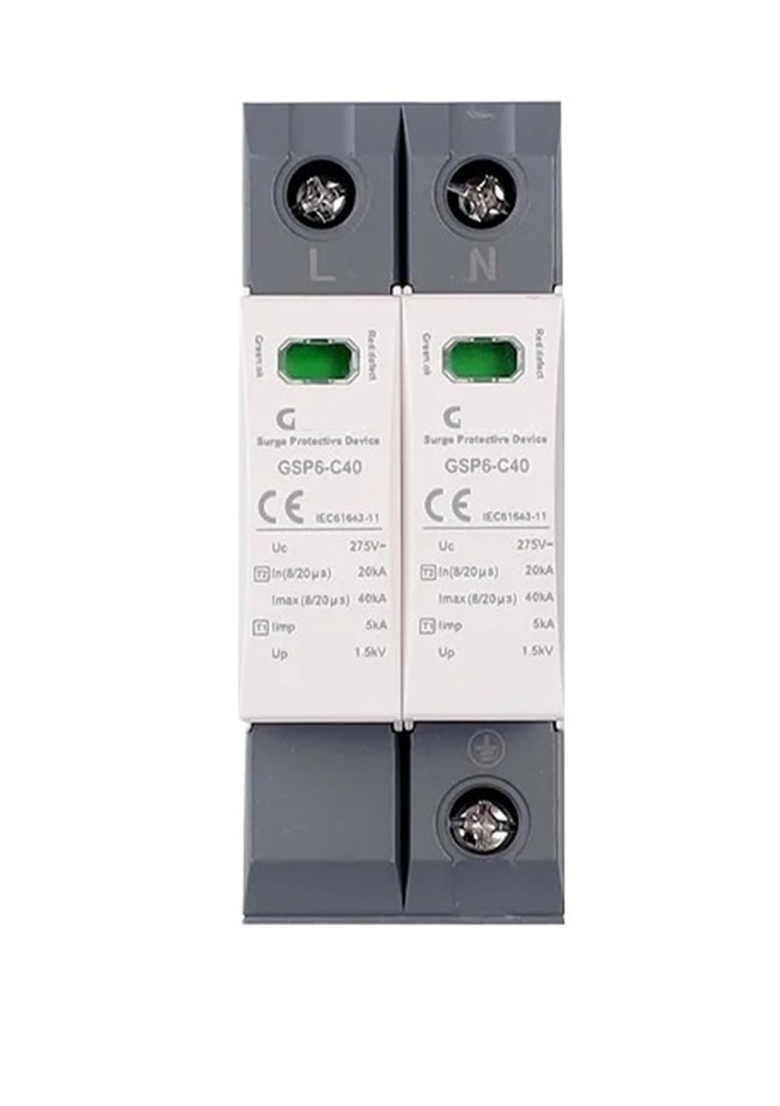 Parafoudre basse tension contre les coupures de courant et surtensions 600VDC - 4