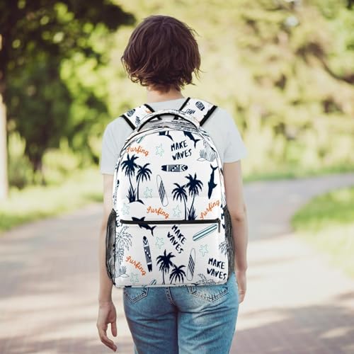 Sac à dos d'école Make Waves Plane Coco multicolore 29.4x20x40cm - 6