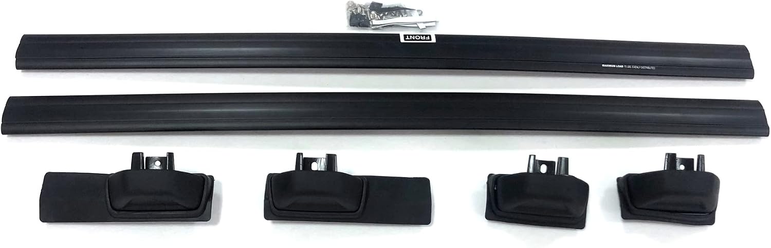 2PCS Cross Bar Crossbars Roof Rack Rails Cargo Carrier Fits for Honda Honda Element 2003-2011 Aluminum Black