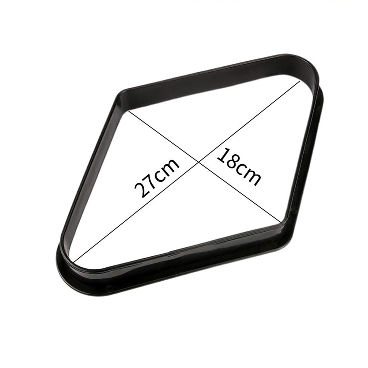 Biliardo 9 Ball Pool Table Triangle Rack Heavy Duty Plastic Ball Holder Snooker Rack 2-1/4 Pollici