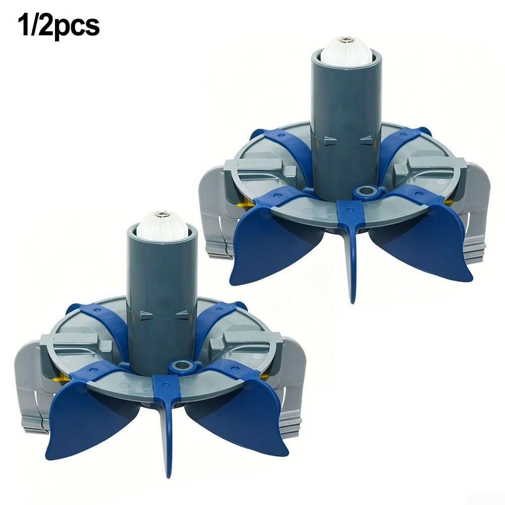 NexRen Conjunto de turbina ciclónica R0714300 para limpiadores de piscinas MX6 MX8, kit de cepillo giratorio mejorado con ABS resistente al desgaste, parte de eliminación de desechos altos (2 piezas)