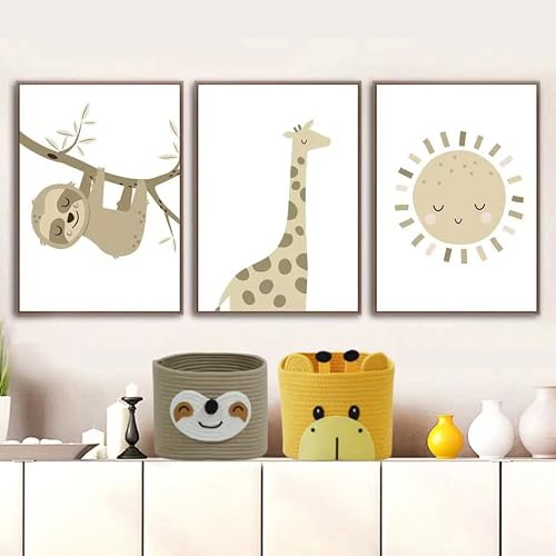 T&T Homewares Small Giraffe Baskets For Baby Diaper Organizer, Nursery Storage, Nursery Room Decor, Kids Room Organizer, Cat Dog Toy Storage #TOP2