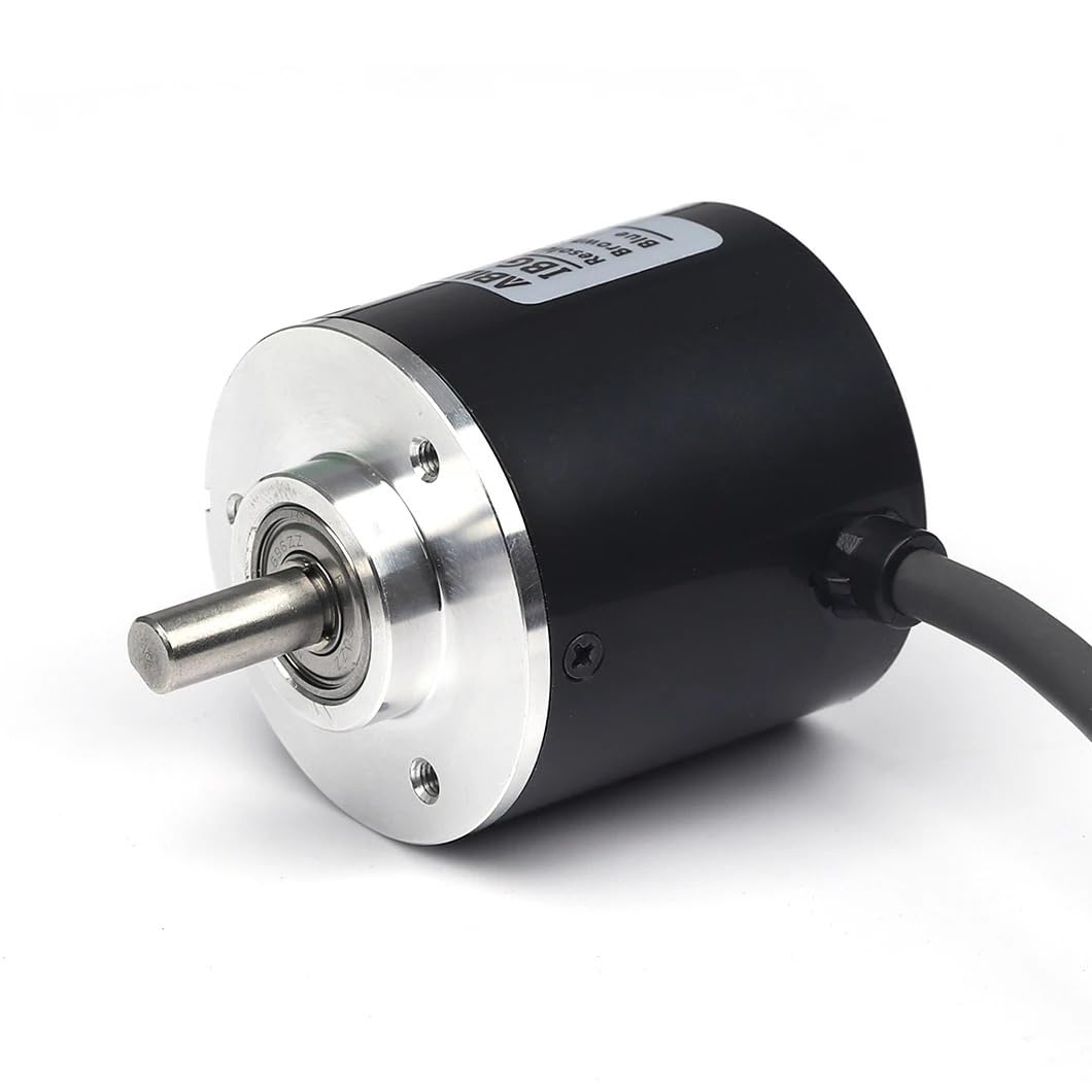 Encoder rotatorio incremental universal de 40 mm de diámetro exterior, serie E6B2, magnetoeléctrico, eje sólido de 6 mm, 5000 PPR(1024 PPR,Magneto Electric,NPN Output)