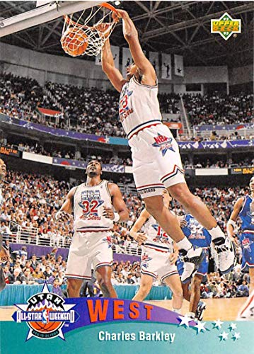1992-93 Upper Deck Basketball High Series (Text and Logo Hologram) 435 Charles Barkley Phoenix Suns AS Official UD NBA Trading Card
