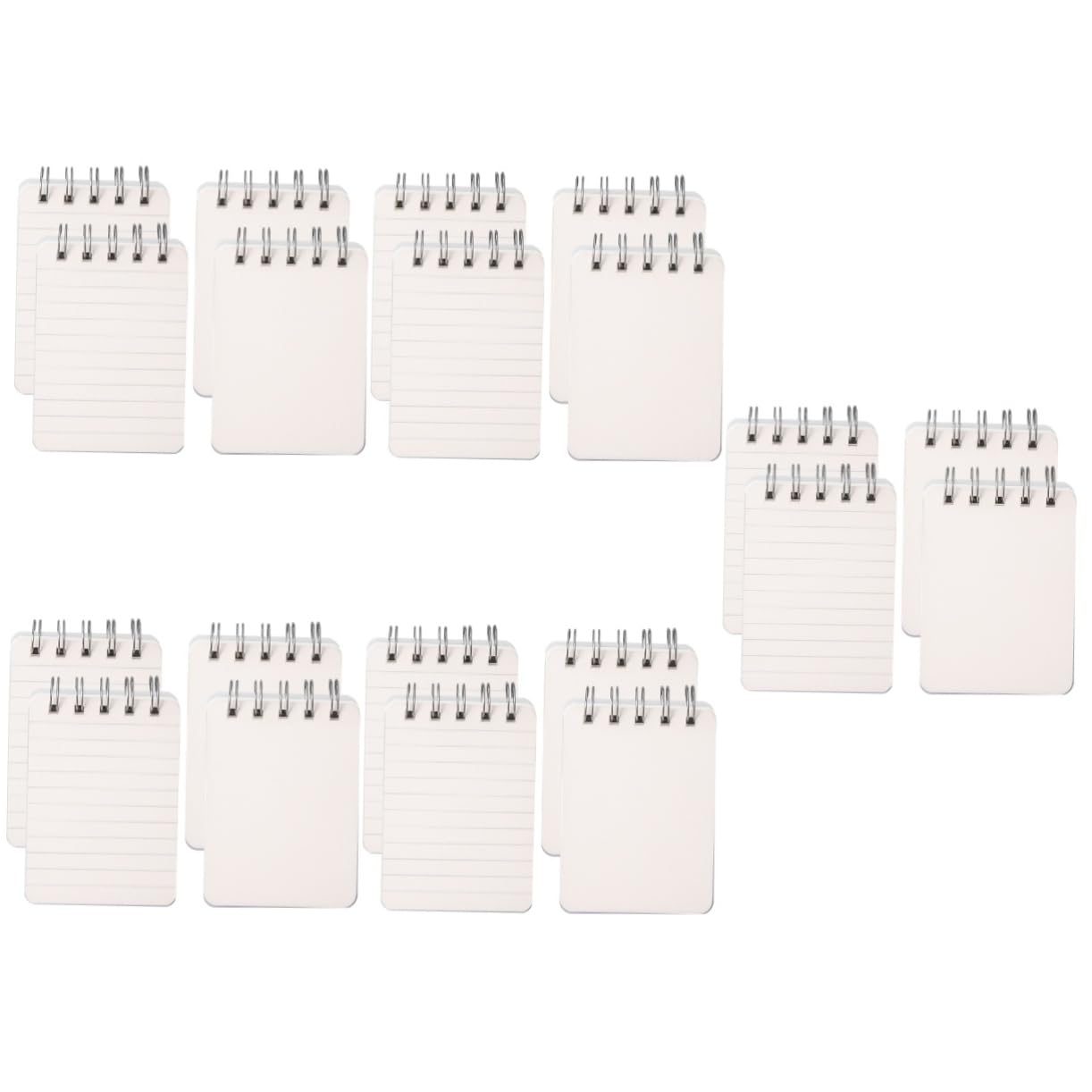 Artibetter 5 Ensembles Mini Ordinateur Portable Portable École Gouverné Cahiers Mignons Plaine Joli Cahier Cahiers À Spirale Cahiers Et Journaux Mini Cahier Doublé Blanche Le Fer 4 Pièces * 5