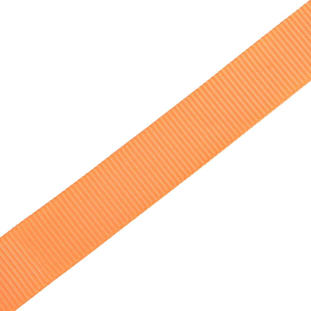 Home Garden - Cinghie di fissaggio a cricchetto, 4 pezzi, 0,4 tonnellate, 6 m x 25 mm, colore: Arancione
