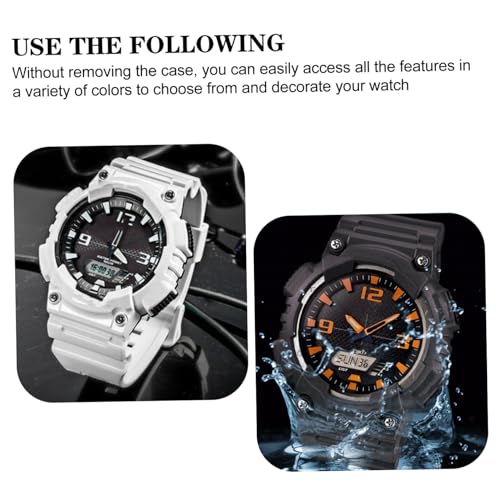 Protector de pantalla para reloj de acero inoxidable con bumper compacto 3