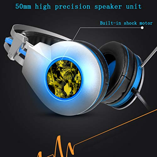 Earphones Light Control E-Sports Game Stereo Headset 7.1-Channel Headphones with Microphone Surround Sound Earphones Earbud Headphones - Afbeelding 7