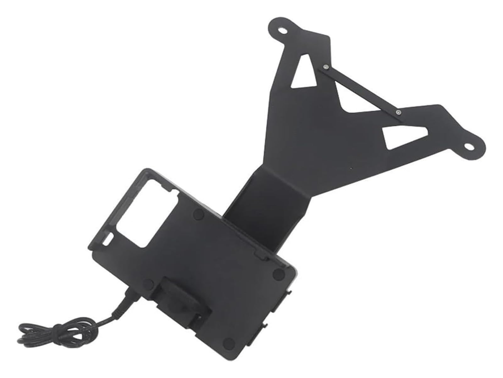 Navigation Mount Replacement Per KYMCO Per AK550 Supporto Adattatore Manubrio Espansione Barra Trasversale GPS Navigazione Telefono Cellulare Moto(Black 2)