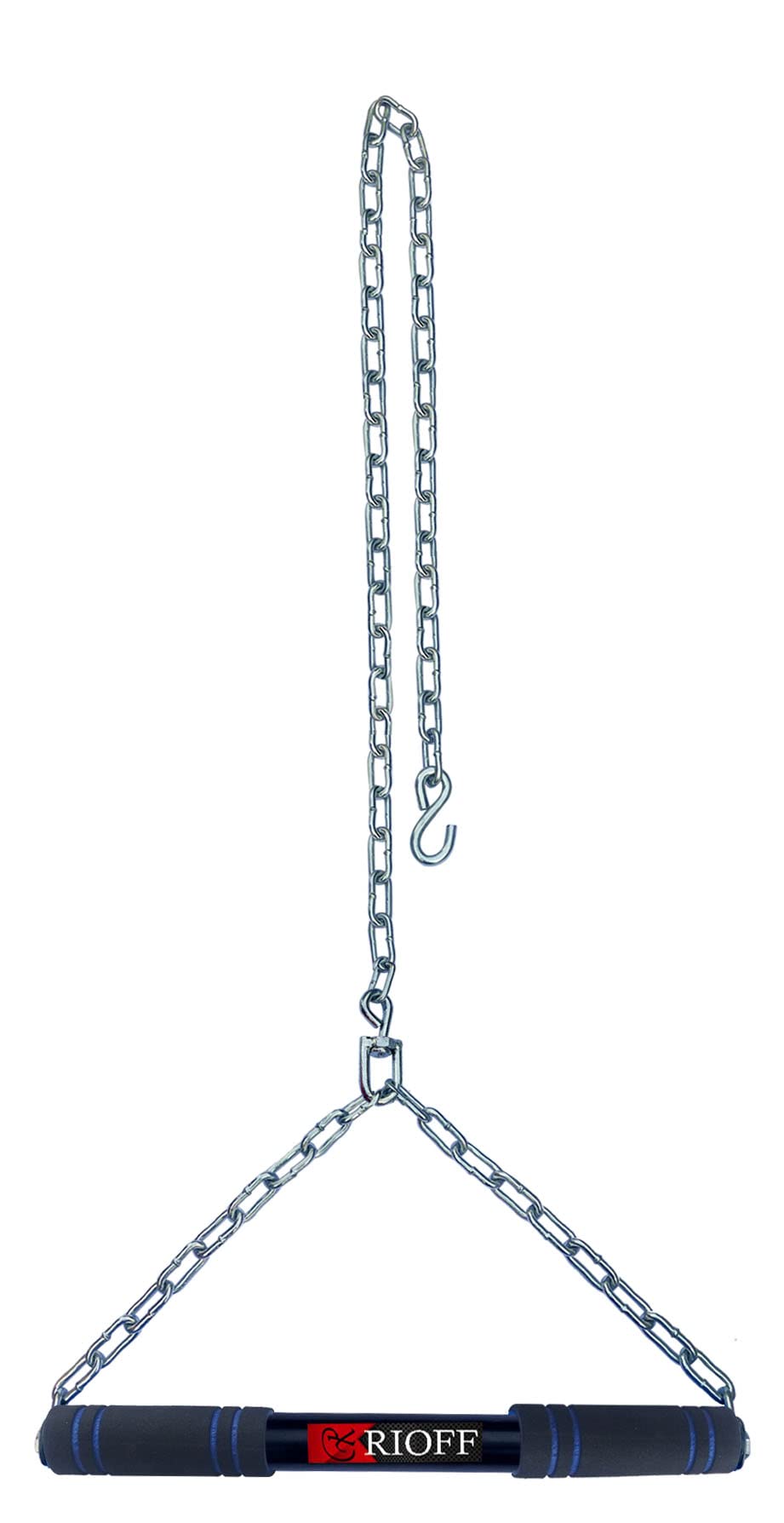 Rioff® Hanging bar Pull Up Bar for Height Increaser and Pull Exercise with Heavy Chain 6FT Blue (B0BFKX7YDR) Amazon Price History, Amazon Price Tracker