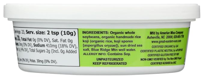 Miso Master Miso Rojo Orgánico Tradicional 8 oz Pack de 6 miniatura 4
