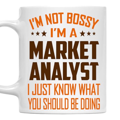 MONIZILUCKY I'm Not Bossy, I'm a Market Analyst Mug 11Oz